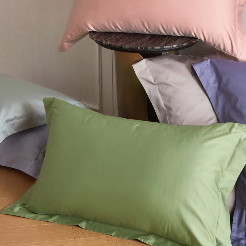 100% Organic Egyptian Cotton Pillow Case 2pcs 800TC Protect Hair Skin Pillowcase Customized Size Bedding Pillowcase Pillow Cover