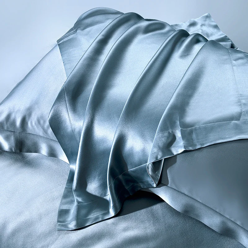 Natural Mulberry Silk Pillowcase Bedding Home Decoration Luxury Double Sides Pure Silk Pillow Case 23 Momme 100% Silk 2pcs Cover