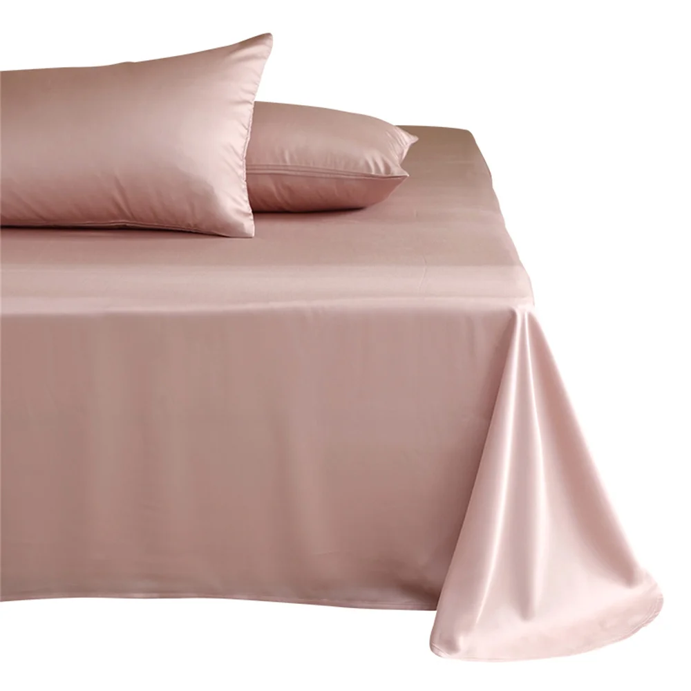 1pc 100% Mulberry Silk Flat Bed Sheet 23 Momme Natural Silk Bedding Bed Linen Ultra Soft Breathable Bedsheet Customized Any Size