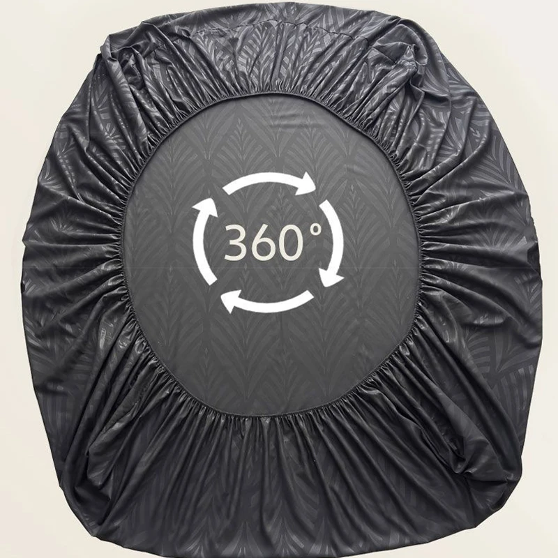 WASART Geometry Print Mattress Protector Elastic Fitted Bed Sheet Cover Luxury Double Bed Hypoallergenic Soft Breathable Bedding