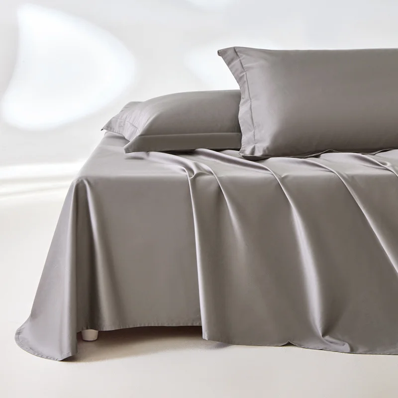 100% Egyptian Cotton Bed Sheet Set 1600 Thread Count Bedding Set Luxury Flat Top Sheet Fitted Bed Sheets Pillowcase Smooth Soft