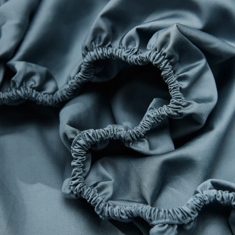 Egyptian Cotton Fitted Sheet Mattress Cover Twin Full Queen King Size Customized Any Size Bed Sheet Luxury 1000TC Bedding Sheets