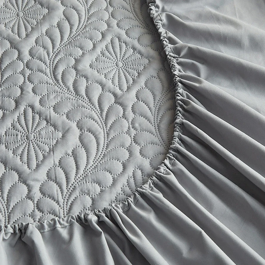 WASART Waterproof mattress protector cover elastic fitted sheet style bed protection pad single double queen king size 90/180