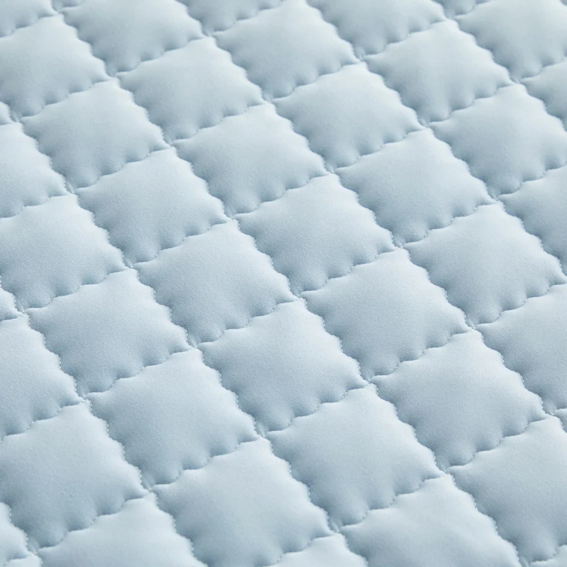 Waterproof Mattress Pads Foldable Bed Cover for Home Hotel Solid Color Mattress Cover Protector Non-Slip Breathable Bedding Mat