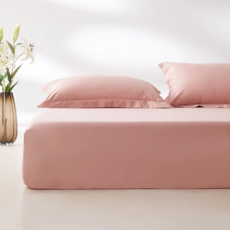 Premium Egyptian Cotton Fitted Sheet with Elastic Bands 800 Thread Count Mattress Covers for Single Double King Queen Bed Cover