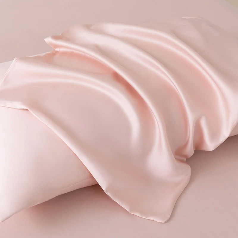 Natural Mulberry Silk Pillowcase Bedding Home Decoration Luxury Double Sides Pure Silk Pillow Case 23 Momme 100% Silk 2pcs Cover