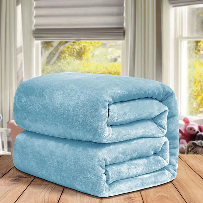 WASART Winter fluffy velvet fleece blanket extra large size sofa throw blanket fuzzy faux fur blanket microfiber thick bed sheet