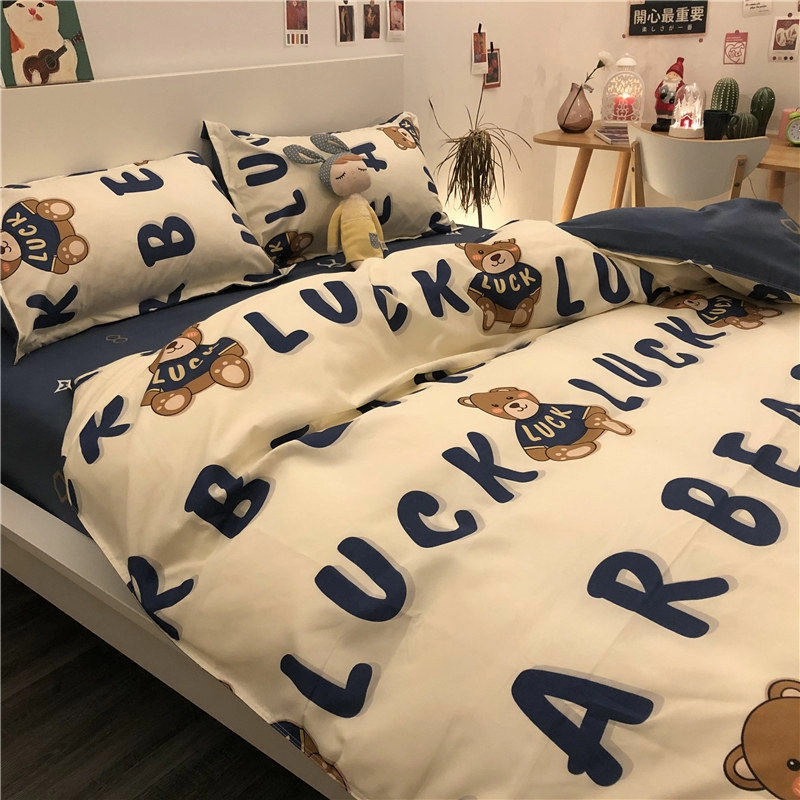 Bedsheet Set with Pillow ... Duvet Cover 140x200 King Size Bedspreads In Offer...Bed Linen 135x200 Luxury Bedding Set