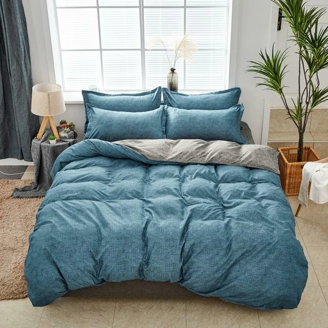 J5 Bedding Set Jpcs King Duvet Cover/ Quilt Cover/comforter Cover + 2 Pillowcase Bed Cover Size 150*200/180*220/200*200/220*240